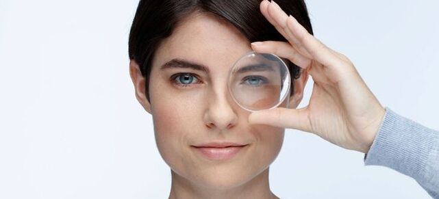 To correct vision, hard lenses can be used