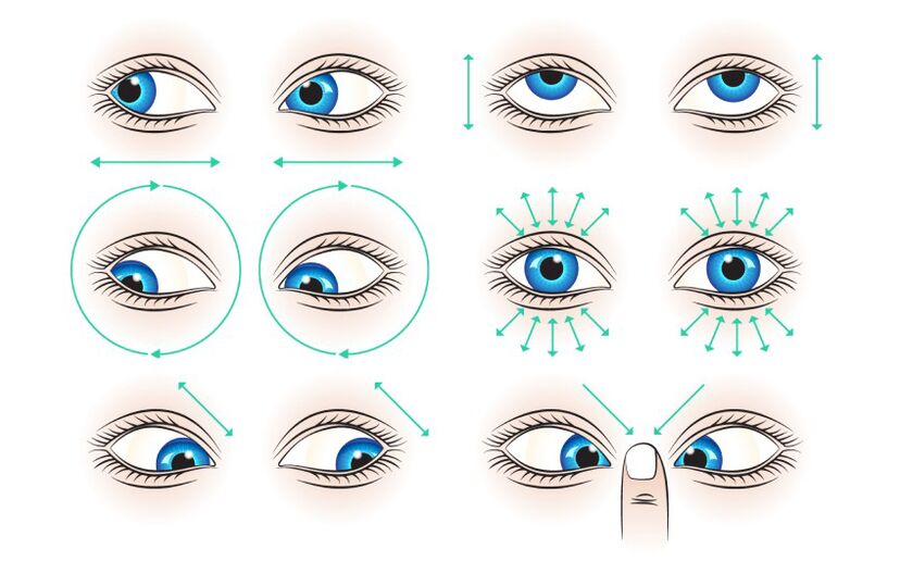 Exercises to restore vision